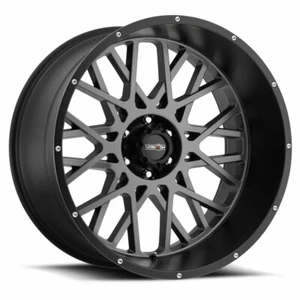 (1) 20x12 Vision 412 Rocker 5x127 ET-51 Anthracite Wheel - Picture 1 of 2