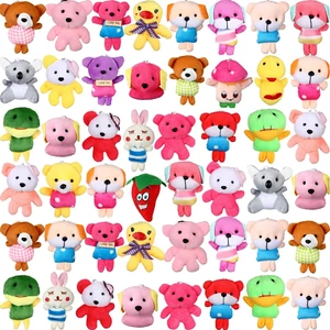 100 Pack Mini Plush Animals Toys Set Small Stuffed Animals Toys Small Animal Plu - Picture 1 of 12