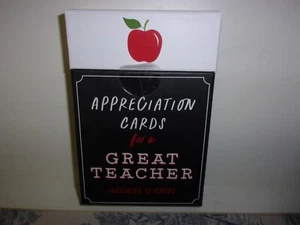 Box of (22) Teacher Appreciation Cards by Eccolo - Picture 1 of 7