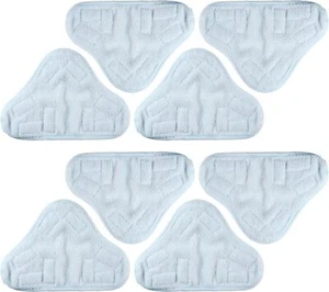 8 Pack Replacement Pads Compatible with H2O H20 Steam Mop X5 - Washable& Reusabl - Picture 1 of 4