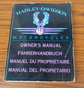 Harley Davidson 95 Motorcycle Owners Manual Paperback Motor Bike - Picture 1 of 8
