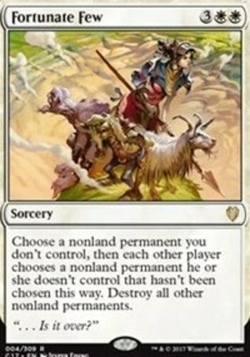 x1 Fortunate Few R MTG Commander 2017 M/NM, English - Image 1 of 1
