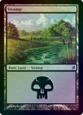 Swamp #290  FOIL Lorwyn MtG LP