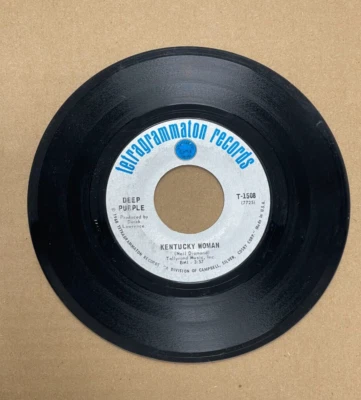 DEEP PURPLE TETRAGRAMMATON RECORDS 45 KENTUCKY WOMAN/HARD ROAD 1508 - Image 1 of 2