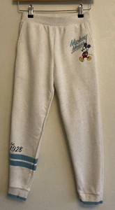 Disney’s Mickey Mouse soft feel pull on joggers, Neutral, aged 7/8 years - Picture 1 of 7