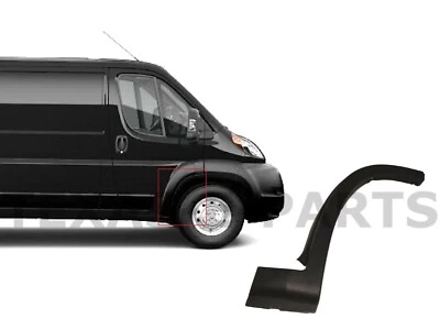 New Fits 2019-2023 Ram Promaster Right Front Flare Door Molding Local Pickup - Image 1 of 4