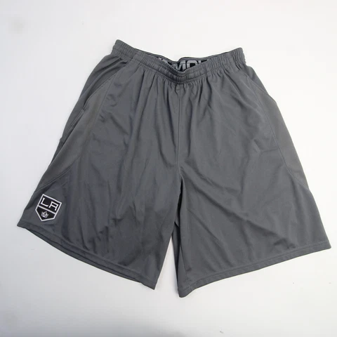 Los Angeles Kings Under Armour Athletic Shorts Men's Gray New Cover