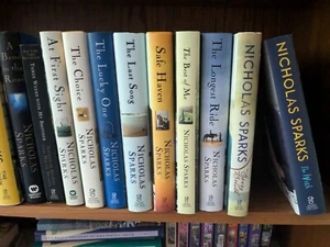 Lot of 21 Nicholas Sparks novels 11 hardcovers, - Picture 1 of 2