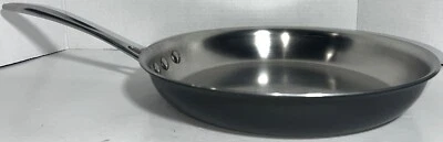 Calphalon Stainless Steel 12" Round Frying Saute Pan Skillet #1392 No Lid USA - Image 1 of 4