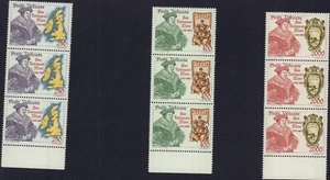 SERIE VATICANO 1985 EN TIRA X 3 SAN TOMÁS MÁS 755-757 COMO NUEVO MNH - Imagen 1 de 1