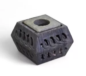 Candelabro de mármol con soporte para incienso Agarbatti piedra jabonera Puja Essentials - Imagen 1 de 4