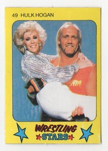 1986 WRESTLING STARS--- HULK HOGAN JOAN RIVERS