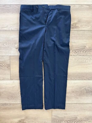 JACK VICTOR Hombres Kolt Azul Marino Frente Plano, Pantalones 30R Loro Piana Foto 1 de 4