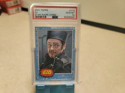2021 Topps Star Wars Living Set #173 DJ PSA 10 Gem Mint SP Card - Image 1 of 2
