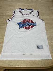 Vintage 1990s Taz Looney Tunes Space Jam Champion Basketball Jersey Sz Large L - Picture 1 of 6