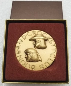 Boone and Crockett Club Big Game Award 2" Medal 1992 Coin Medallion 21st Awards - Picture 1 of 18
