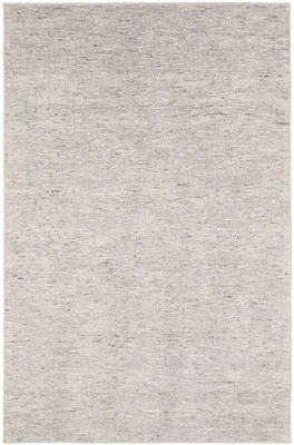 3x5 Dalyn White Lines Casual Washed Solid Door Mat AC1 - Aprx 3' 6" x 5' 6" - Image 1 of 2