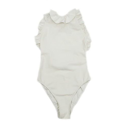 Costume da bagno 7 1 Chanel P74899V66375 bianco taglia 36 abito volant donna