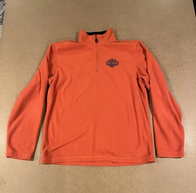 Suéter polar Harley Davidson vintage medio cremallera para hombre. Buen estado. Foto 1 de 4