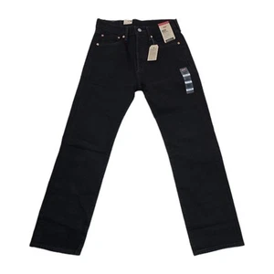 Levi's 501 Original Fit Jeans Black Legacy Straight Leg 30x30 Button Fly New  - Picture 1 of 15