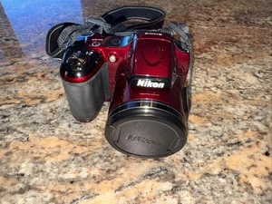 Nikon Coolpix L820 16MP Digital Camera Red - Picture 1 of 10
