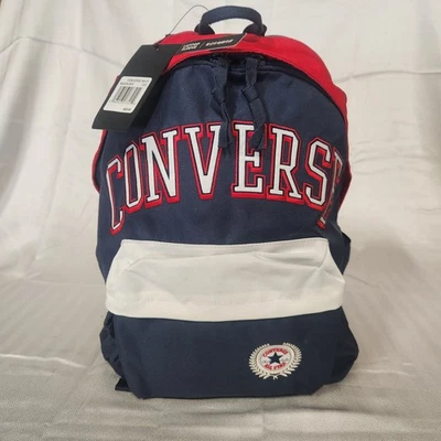 Mochila Converse All Star - Bolso Funda para Laptop Rojo Blanco y Azul Nuevo con Etiquetas Foto 1 de 4