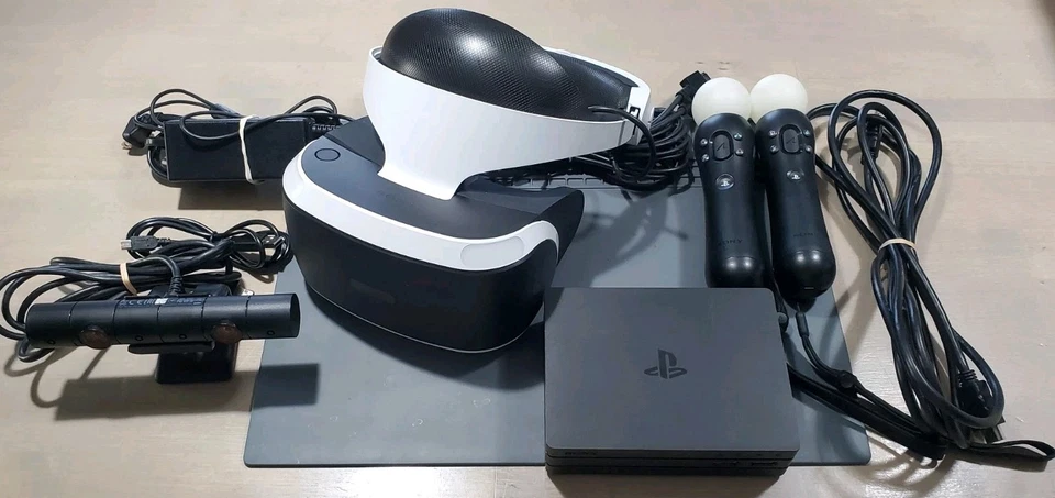 Sony PlayStation VR PS4 or PS5 PS VR PSVR CUH-ZVR2 Complete Bundle! Tested 100%  - Image 1 of 4
