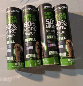 Evercare Pack of 4 10" Wide Large Surface Mega Pet Roller Refill, 50 Sheets Each - Picture 1 of 1