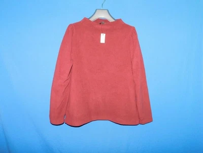 Talbots PL 全新带标签葡萄酒红羊毛衬衫 Puff 肩部细节套衫 Petite L P LP — 第 1/4 张图片