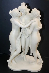 Three Graces Statue Greek Mythology Pacific Giftware Cold Cast Marble Finish NEU - Bild 1 von 10