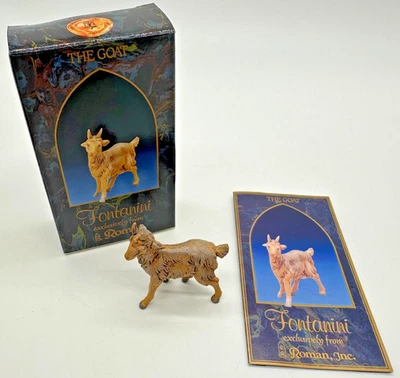 ROMAN 1992 Fontanini The Goat 52532 Heirloom Nativity 5" Collection w/ Box and Card