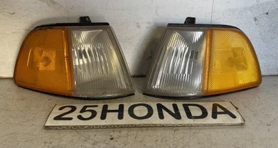 1990-1991 Honda Civic Si Hatchback Stanley Factory Corner Lights OEM EF Rare  - Image 1 of 4