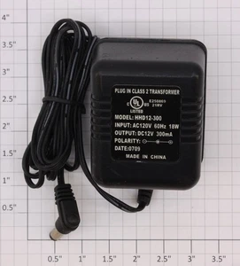 Acme HHD12-300 AC-DC Adaptor 12VDC @ 300mA Output Power Supply - Picture 1 of 2