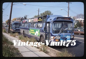 Autobús original deslizable 8332 Mabstoa NYCTA NYC TRANSIT BRONX BX41 KODACHROME 1973 - Imagen 1 de 1