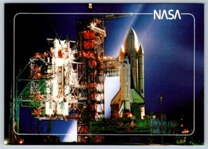 NASA Space Shuttle, Launch Complex 39A, Florida FL, Chrome Postcard - Picture 1 of 2