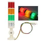 Red Green Yellow Led Stack Light Alarm Tower Lamp 12V W/Buzzer (72 Characters)