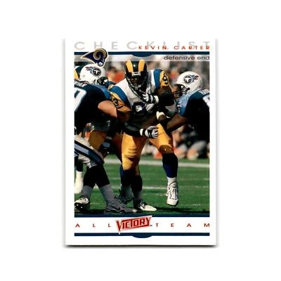 Kevin Carter 2000 Upper Deck Victory #228 St. Louis Rams Football Card NM - Image 1 of 3