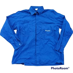 BELLISSIMA CAMICIA DA LAVORO FIAT AVIO XL ITALIAN VINTAGE WORKWEAR TWO POCKETS - Imagen 1 de 7