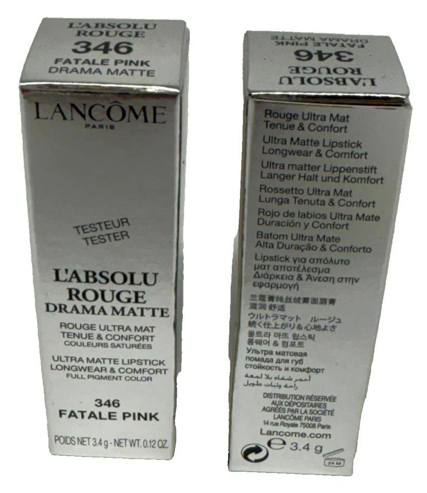 Lancôme L'Absolu Rouge Drama Matte Lipstick - #346 Fatale Pink 0.12 oz-TSTR - Image 1 of 1