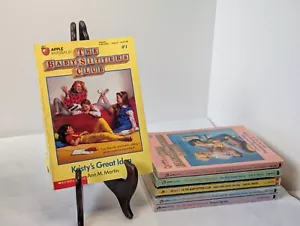 Vintage 1980's Babysitters Club Paperbacks Book 1-6 Scholastic Apple Books - Picture 1 of 6