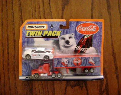 1999-Matchbox Coca-Cola Twin Pack (2-Toy Vehicles) Matchbox [NIP] - Image 1 of 4