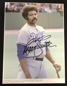 Reggie Smith Los Angeles Dodgers Signed Autographed Magazine Page Photo Color - Picture 1 of 2