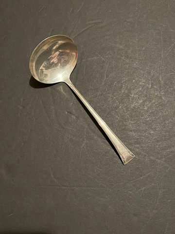 International Sterling Silver Serenity Pattern Ladle Cover