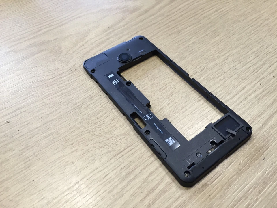 Genuino Original Grado A Nokia Lumia 635 Carcasa Chasis Cámara Lente Negro Foto 1 de 1