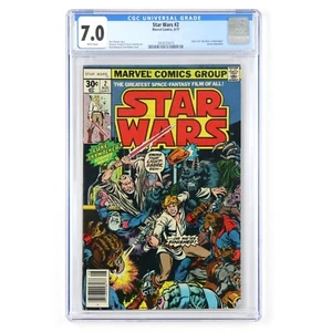 Star Wars #2 CGC 7.0 White Pages Newstand (Marvel,1977) 1st Print 🔑 - Picture 1 of 3