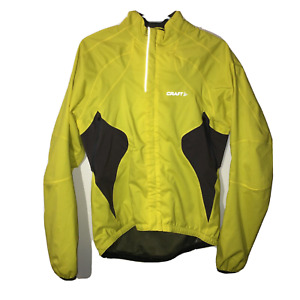 cycle jacket Craft L3 (19” Pit-pit) medium Yellow zip pockets wind 21-3334