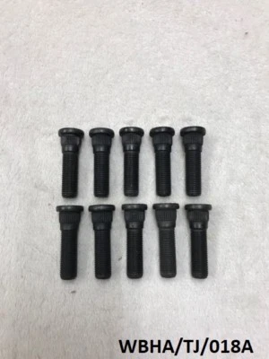 10 x Front Wheel Stud for Jeep Wrangler TJ 2000-2006 WBHA/TJ/018A - Image 1 of 4