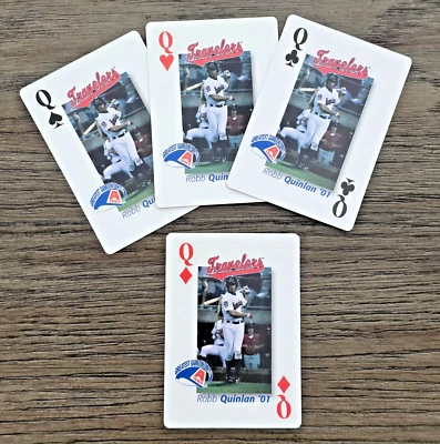 ROBB QUINLAN Arkansas Travelers Playing Cards Set of 4 - NEW out of Box - Image 1 of 2