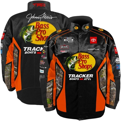 Martin Truex Jr 2022 Checkered Flag #19 Bass Pro Shops Uniform Jacket FREE SHIP! Cover