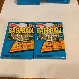 (2) 1987 Fleer Baseball Wax Pack From BBCE Box -POSSIBLE BO JACKSON, B. BONDS RC - Picture 1 of 4